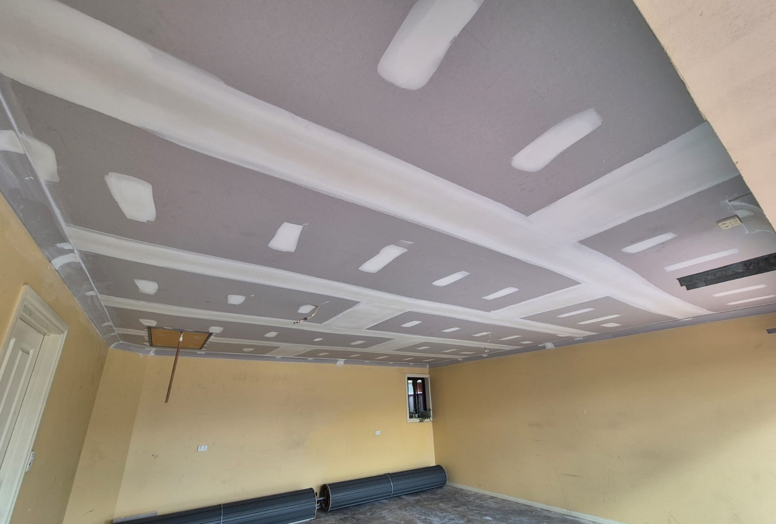 Fixed ceiling garage damage water replacement and flushing